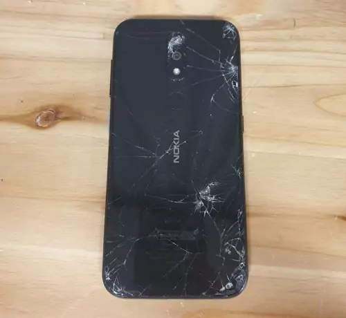 Nokia phone cracked screen